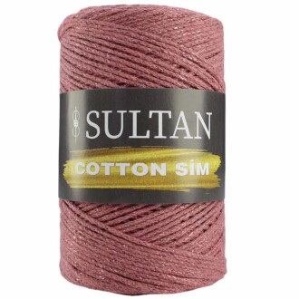 Sultan Simli Pamuk Makrome ( Cotton Sim ) 509 Gül kurusu - SULTAN