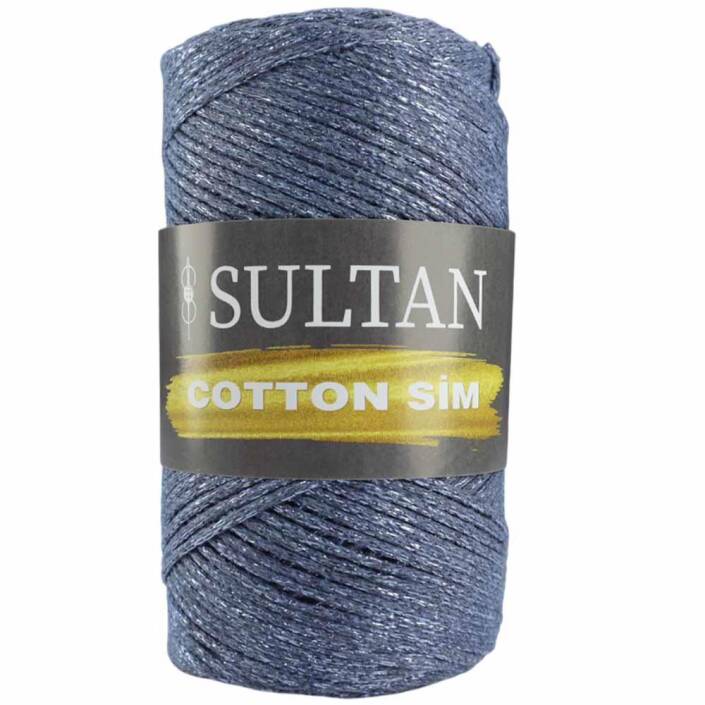 Sultan Simli Pamuk Makrome ( Cotton Sim ) 518 Mavi - 1