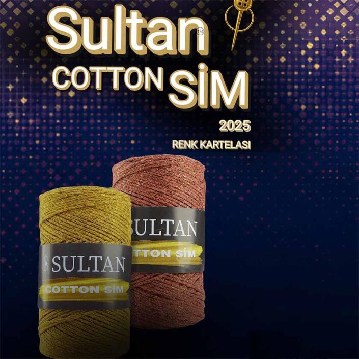 Sultan Simli Pamuk Makrome ( Cotton Sim ) 521 Hardal - 3