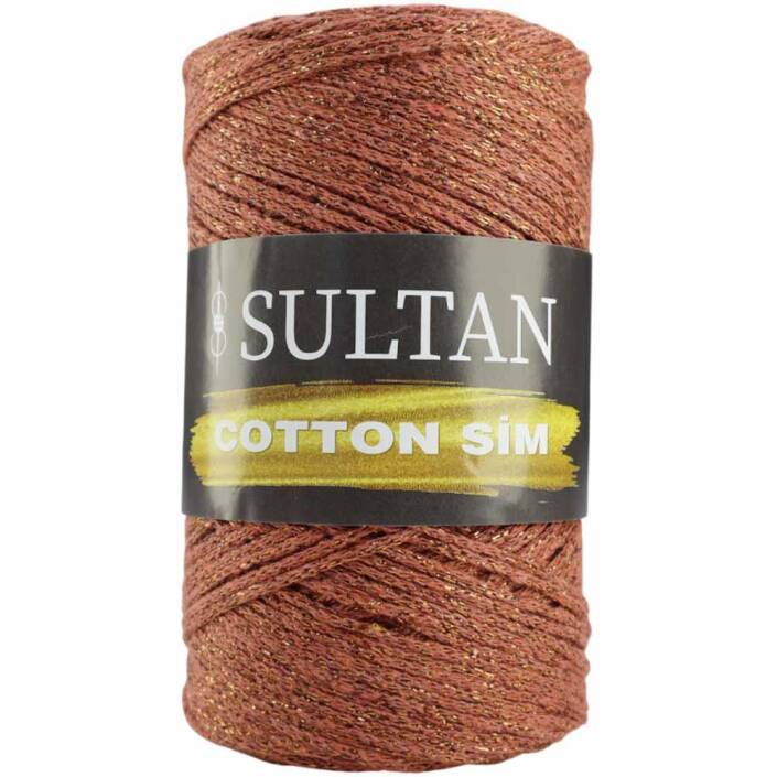 Sultan Simli Pamuk Makrome ( Cotton Sim ) 524 Tarçın - 1