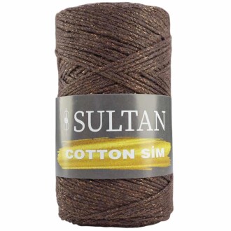 Sultan Simli Pamuk Makrome ( Cotton Sim ) 531 Kahve - SULTAN