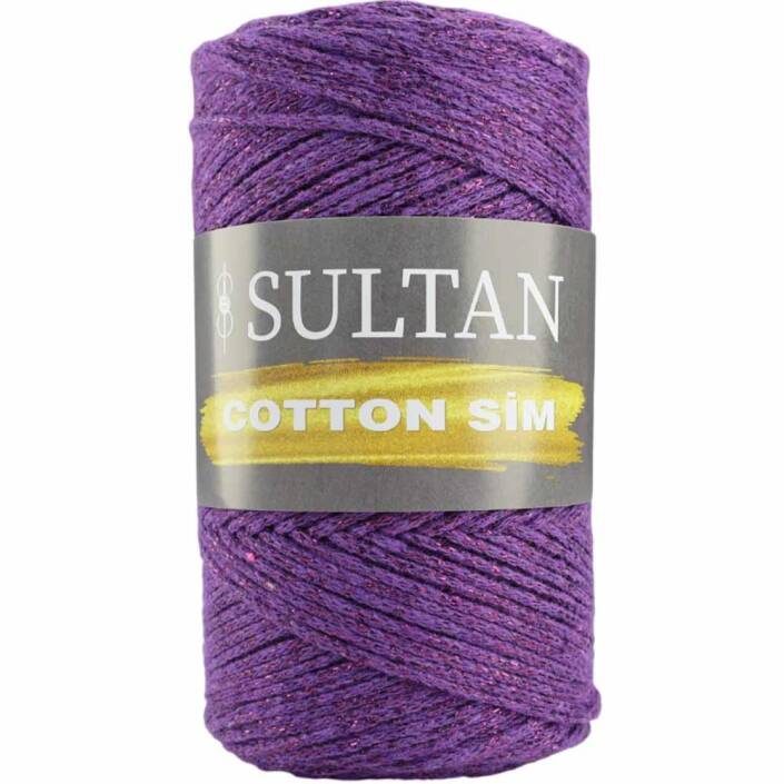 Sultan Simli Pamuk Makrome ( Cotton Sim ) 534 Mor - 1