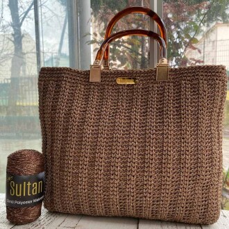 Sultan Simli Polyester Makrome NO:3 ( 100 Gram ) 1001 Gümüş - 2