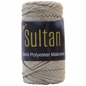 Sultan Simli Polyester Makrome NO:3 ( 100 Gram ) 2030 Bej - Sultan
