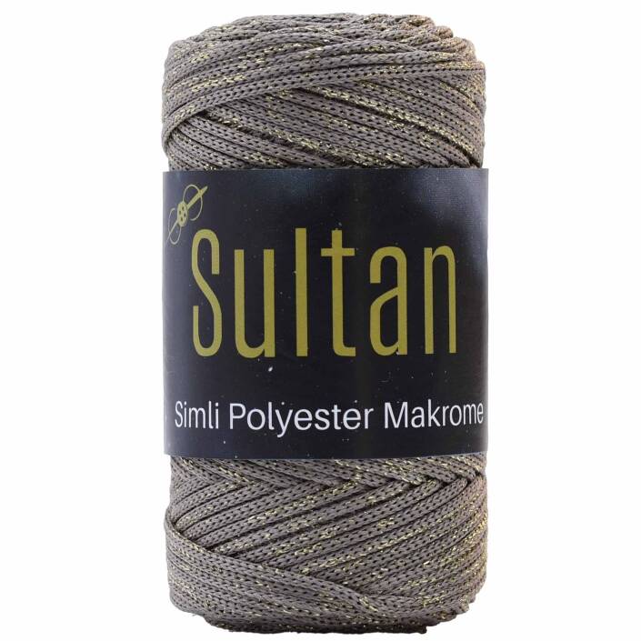 Sultan Simli Polyester Makrome NO:3 ( 100 Gram ) 2040 Bej - 1