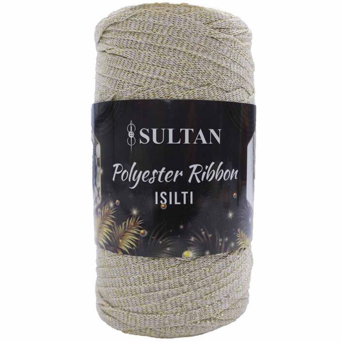 Sultan Simli Polyester Ribbon Işıltı ( 200 Gr ) 2603 Işıltı Gri - 1