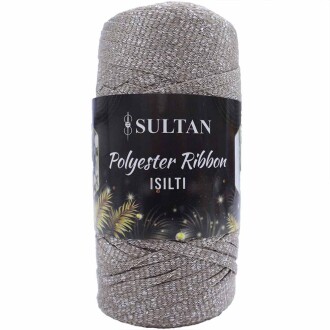 Sultan Simli Polyester Ribbon Işıltı ( 200 Gr ) 2649 Vizon - Sultan