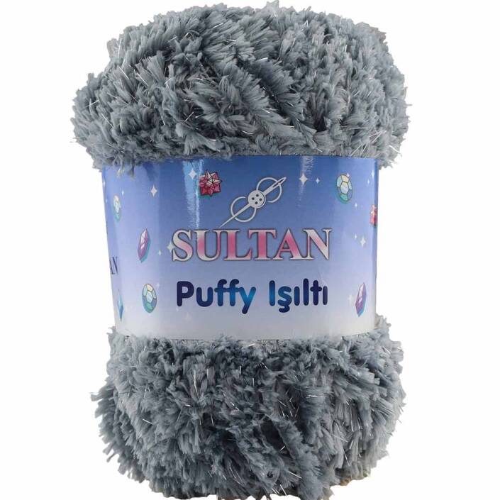 Sultan Simli Puffy Işıltı 1709 Gri ( 100 Gr ) - 1