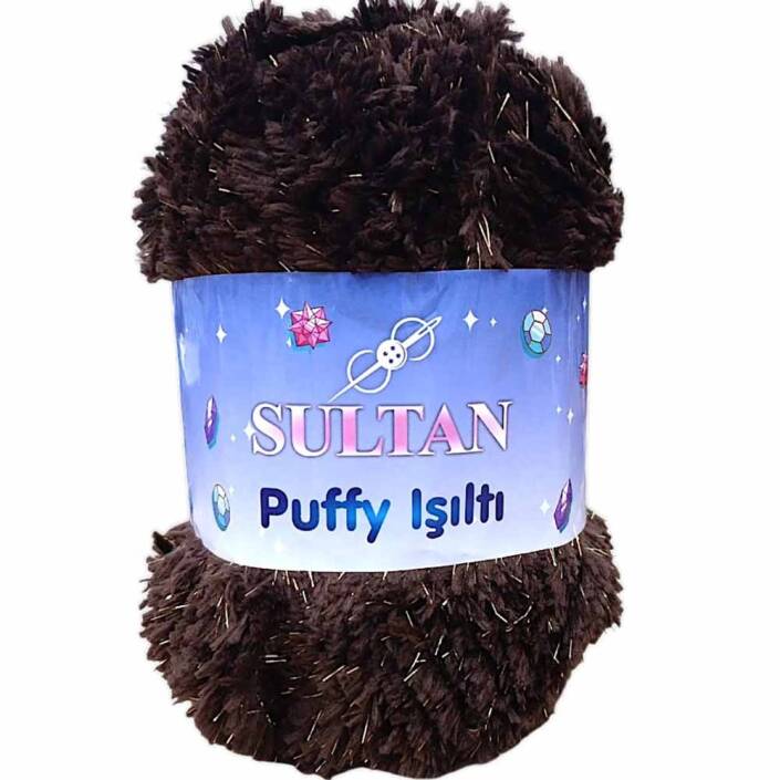 Sultan Simli Puffy Işıltı 1748 Kahverengi ( 100 Gr ) - 1