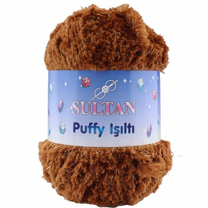 Sultan Simli Puffy Işıltı 1749 Taba ( 100 Gr ) - 1