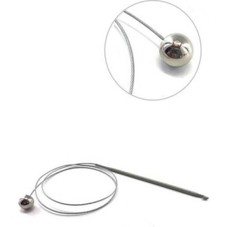 Sultan Stoplu Çelik Telli Misinalı Tığ Şiş 80 Cm - Sultan