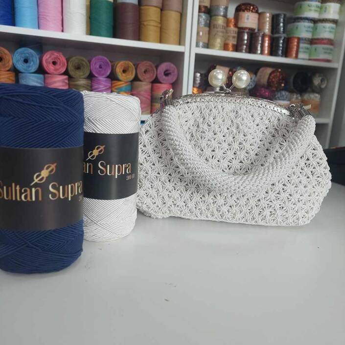 Sultan Supra Çanta İpi ( 200 Gr ) 1003 Pudra - 3