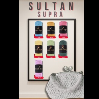Sultan Supra Çanta İpi ( 200 Gr ) 3219 Lila - 4