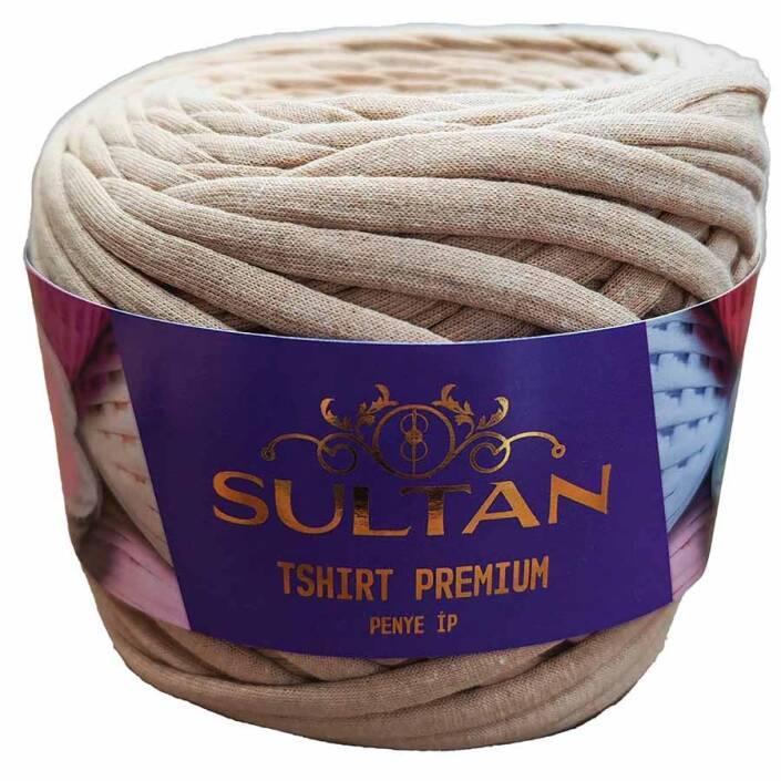 Sultan Tshirt Premium Penye İp (250 Gr ) 1001 Bej - 1