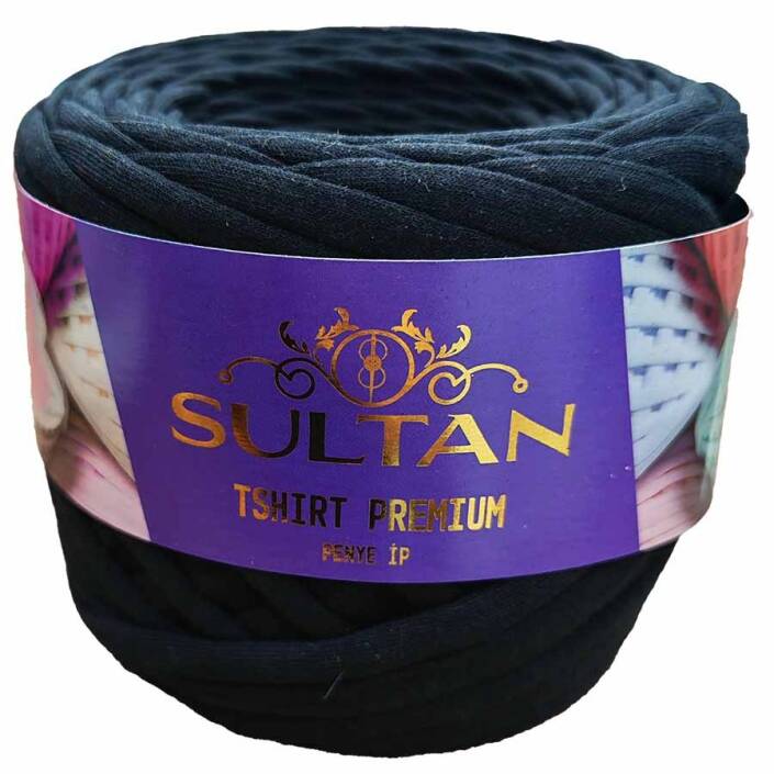 Sultan Tshirt Premium Penye İp (250 Gr ) 1009 Siyah - 1