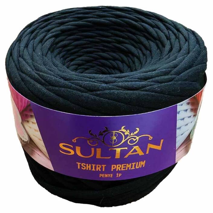 Sultan Tshirt Premium Penye İp (250 Gr ) 1009 Siyah - 2