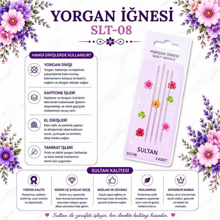 Sultan Yorgan İğnesi SLT-8 - 1