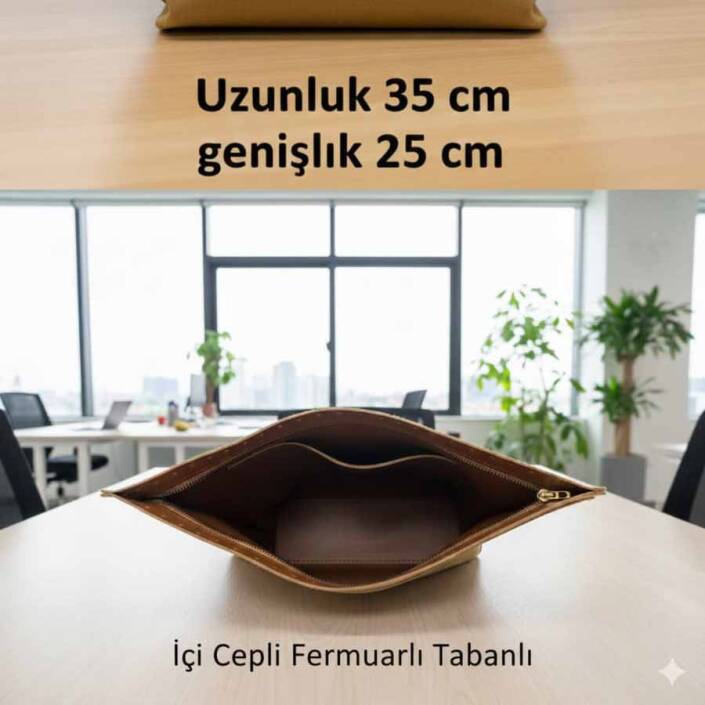 Tabanlı Çanta İçi Deri Astar ( 25x35 Cm ) - 3