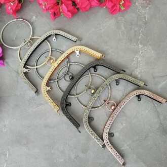 Taşlı Halka Saplı Cüzdan Klipsi AT33 - Orivyum