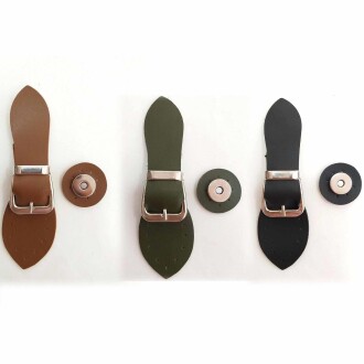 Tokalı Mıknatıslı Çanta Kapama Kısa - Orivyum