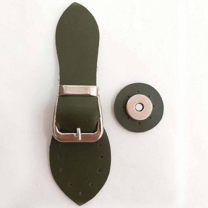 Tokalı Mıknatıslı Çanta Kapama Kısa - 2