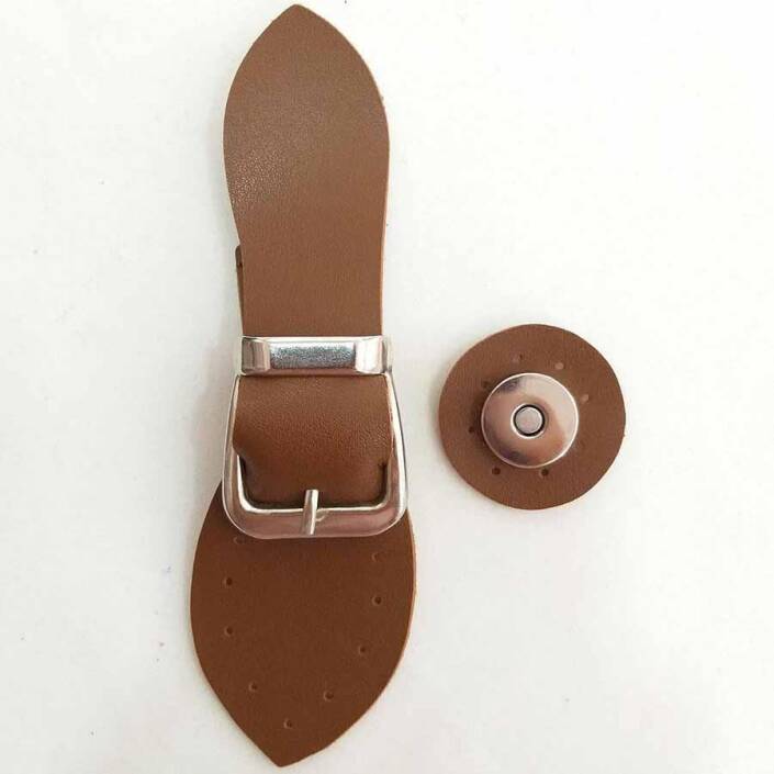 Tokalı Mıknatıslı Çanta Kapama Kısa - 5