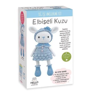 Tuva Amigurumi Kiti Elbiseli Kuzu - Tuva Yayıncılık