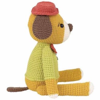 Tuva Amigurumi Kiti Ressam Köpek Bobbi - 3