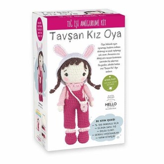 Tuva Amigurumi Kiti Tavşan Kız Oya - Tuva Yayıncılık