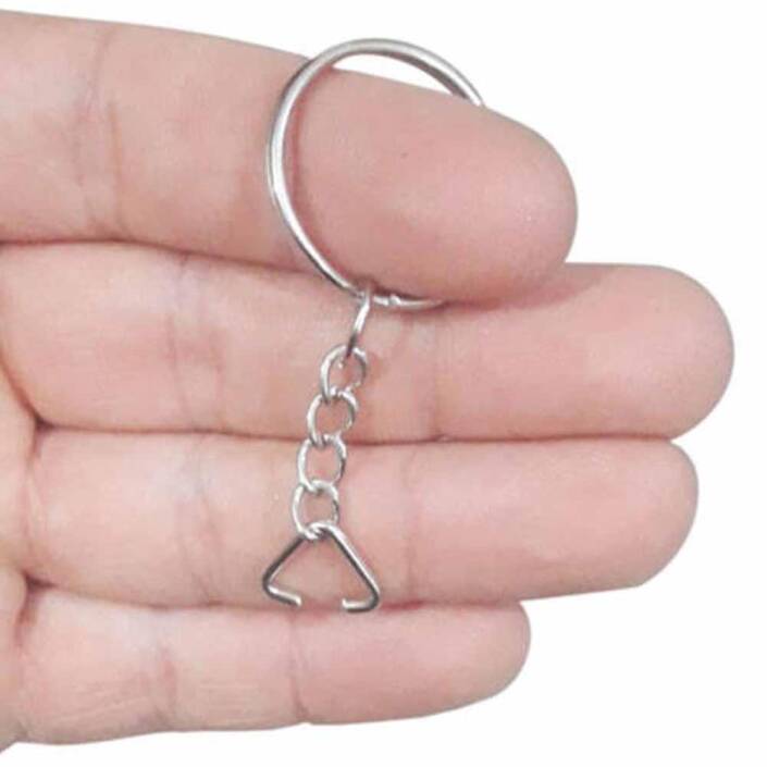 Üçgen Aparat Anahtarlık Bağlantı Aparatı ( Yaklaşık 100 Adet ) - 2