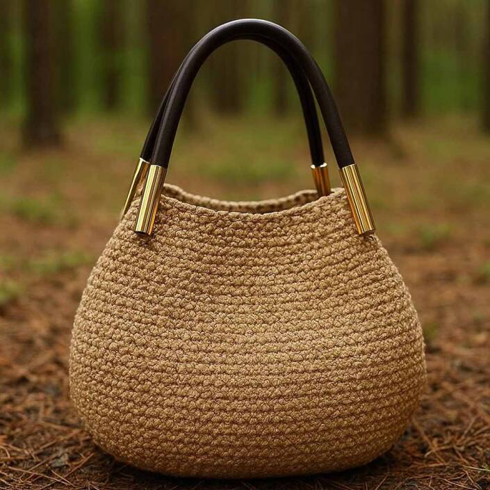 V Model Fendi Çanta Sapı İçi Metal - 2