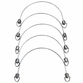 Vidalı Metal Boş Çanta Sapı 20 cm ( 1 Adet ) - Orivyum