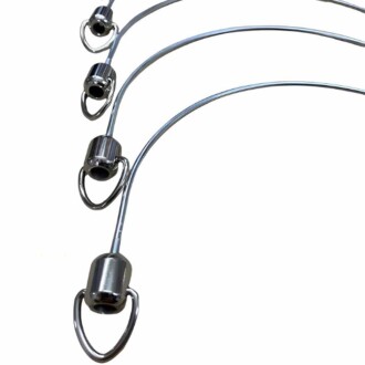 Vidalı Metal Boş Çanta Sapı 20 cm ( 1 Adet ) - 2