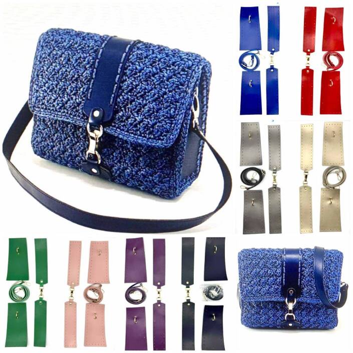 Yanlı Deri Çanta Seti M2 - 1