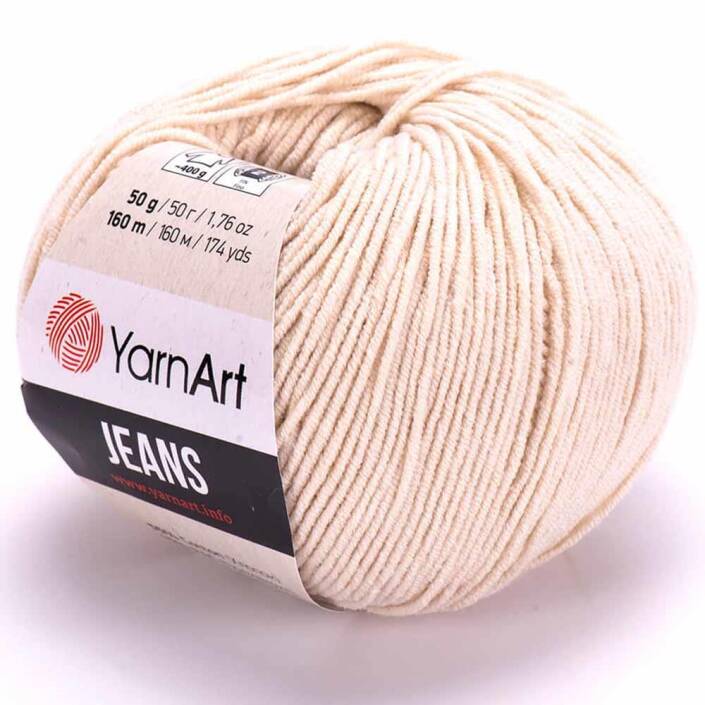 Yarnart Jeans Örgü İpi 05 Krem - 1