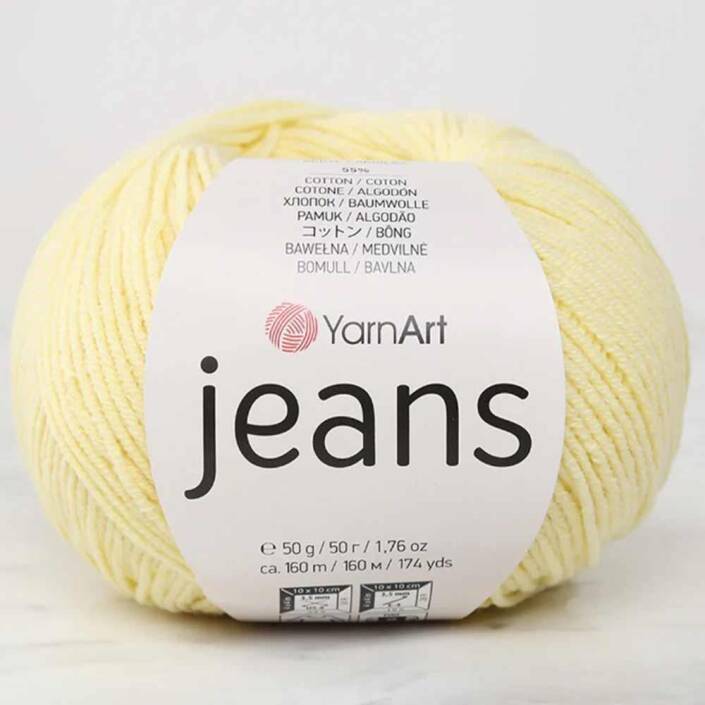 Yarnart Jeans Örgü İpi 67 Bebek Sarısı - 1