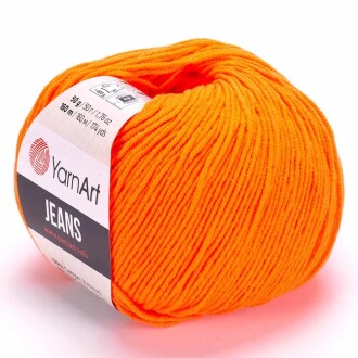 Yarnart Jeans Örgü İpi 77 Neon Turuncu - Yarnart