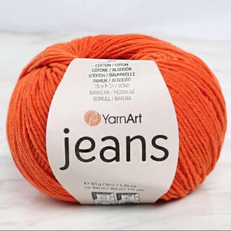 Yarnart Jeans Örgü İpi 85 Turuncu - Yarnart