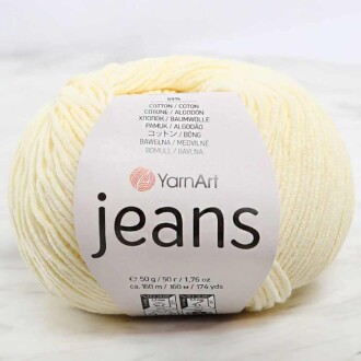 Yarnart Jeans Örgü İpi 86 Bebek Sarısı - Yarnart